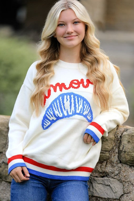 Amour Croissant Sweater