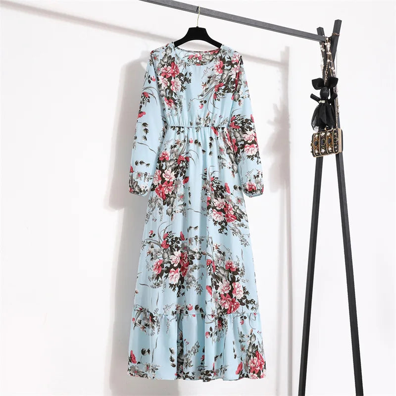 Floral Printed Maxi Dresses