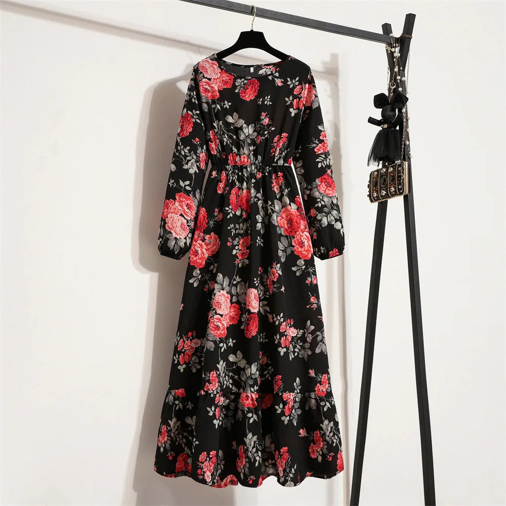 Floral Printed Maxi Dresses